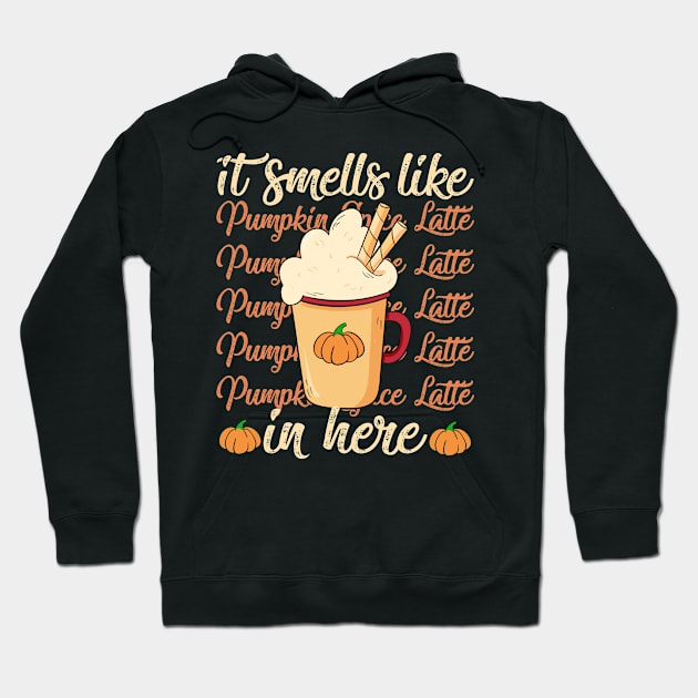 pumpkin spice latte Hoodie by Pharmacy Tech Gifts